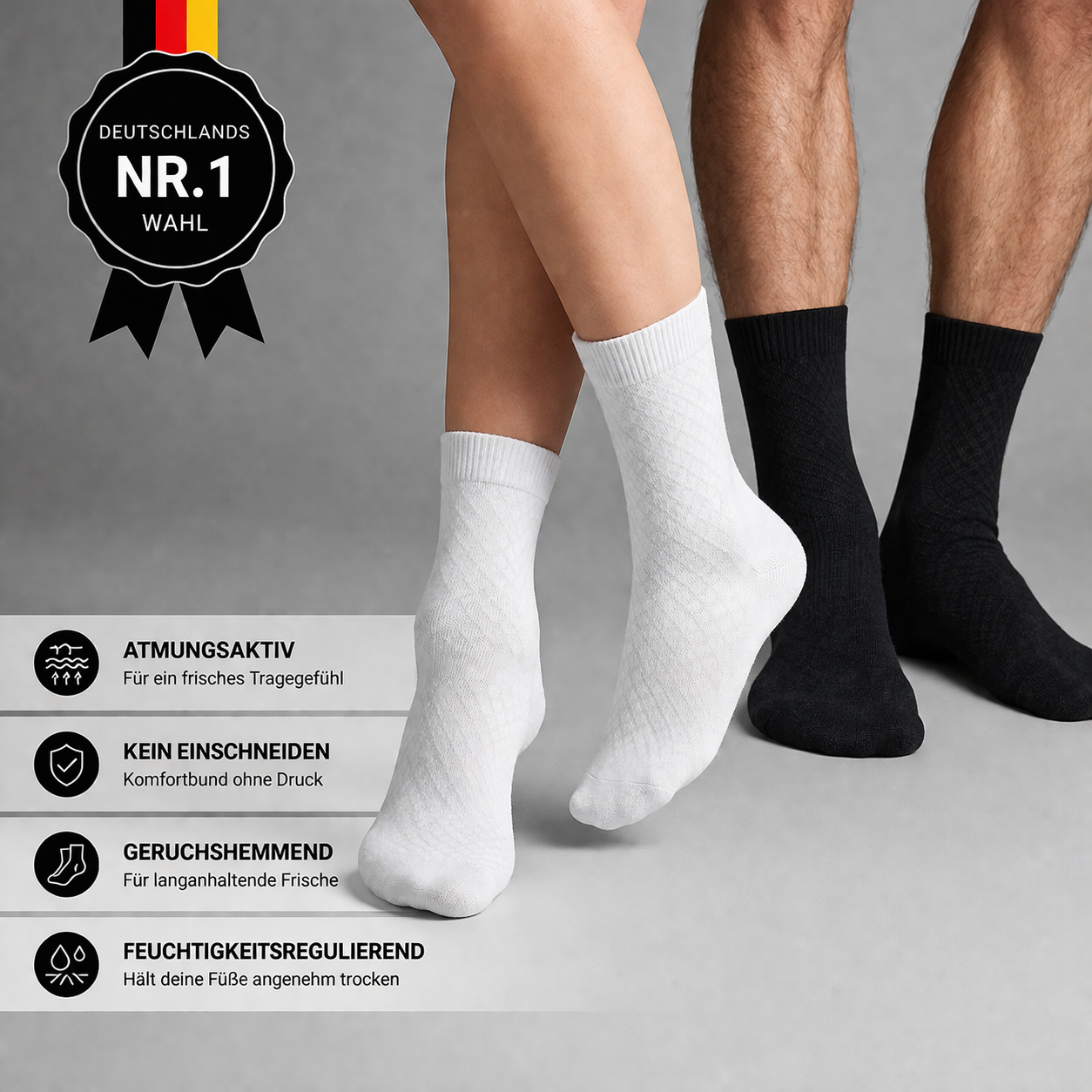 PREMIUM SOCKEN AUS BAMBUSFASER